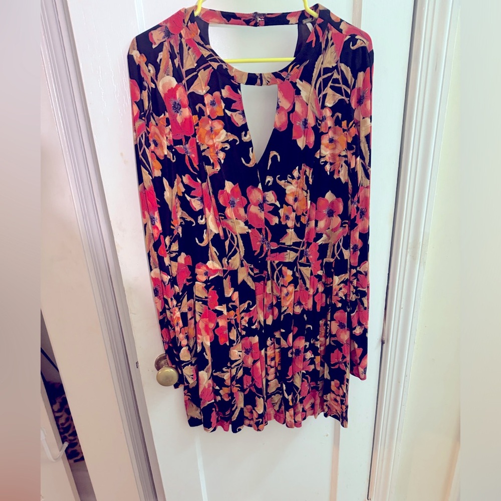Flower printed Free people dress with pockets